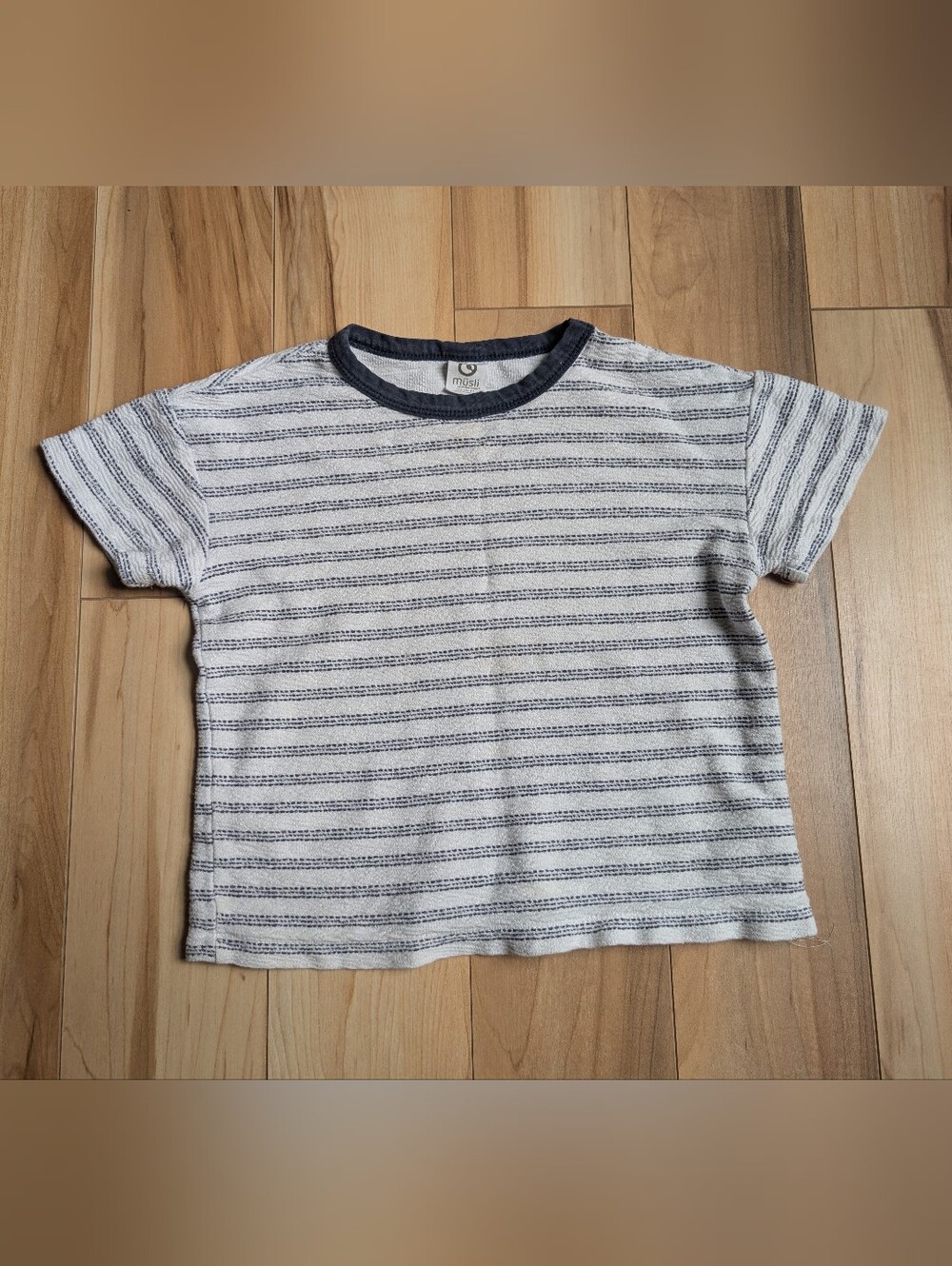 Musli Organic Cotton Stripe Tee 4y
